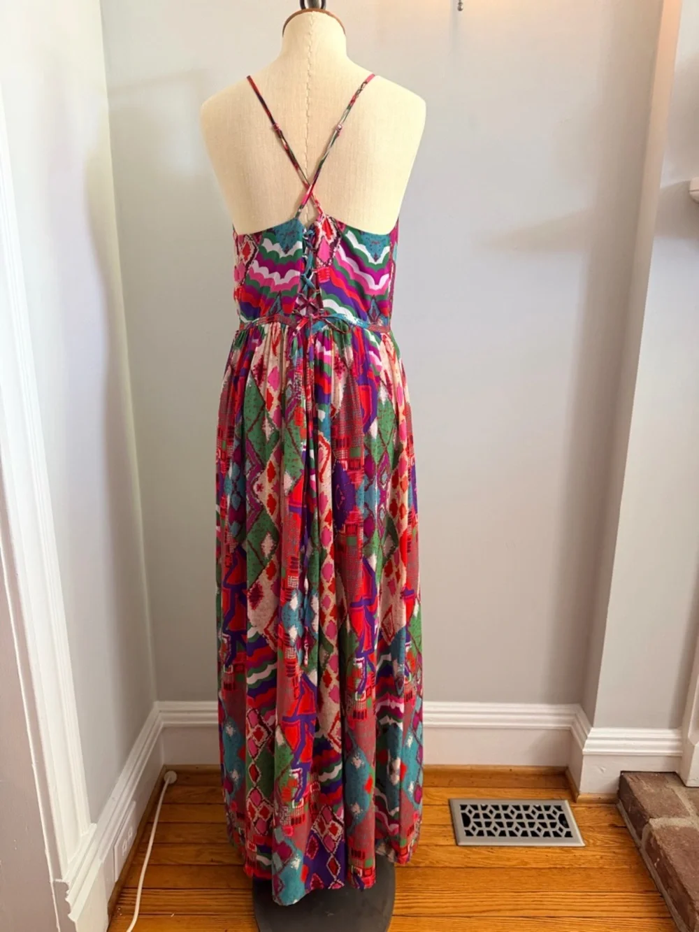 Maeve Multicolor Pattern Maxi Dress - Picture 5 of 7